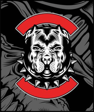 Bulldog maskot illüstrasyon demek