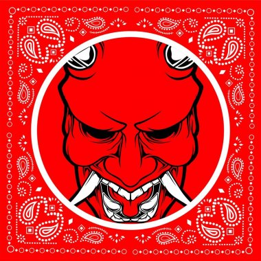bandana kafatası iblis