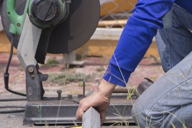 Dairesel fiber bıçak kesme makinesi kesme.