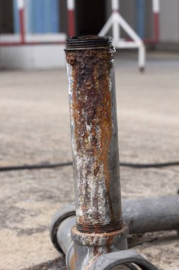 Eski galvanizli çelik boru, korozyona dayanıklı çelik boru