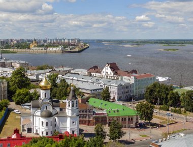 Nizhny Novgorod. Tanrı'nın Annesi Kazan Simgesi Kilisesi.