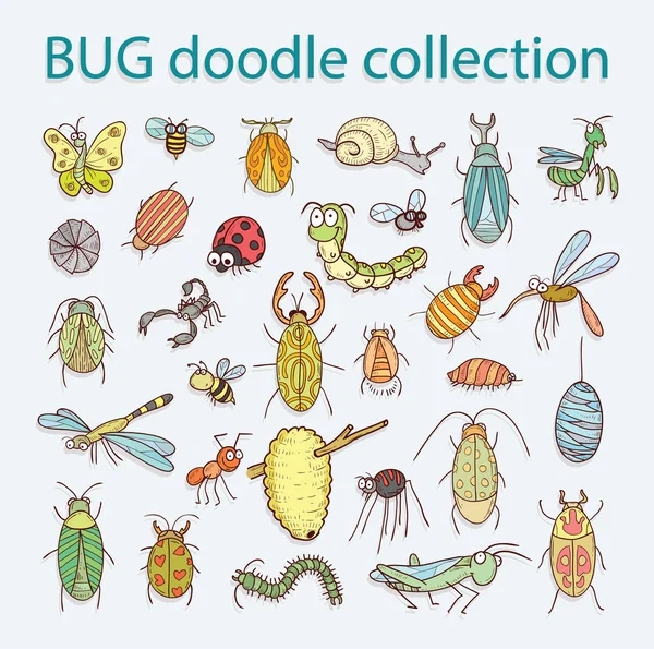 Icono de insecto de dibujos animados, ilustración de vectores . — Archivo Imágenes Vectoriales