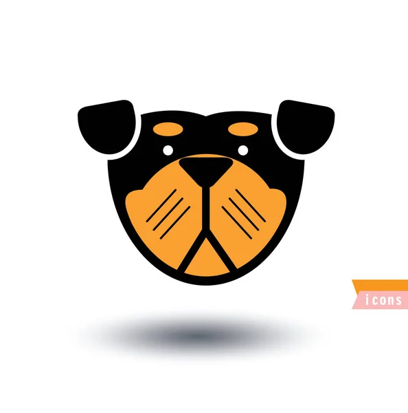 Dog icon - vector illustration. — Stock Vector