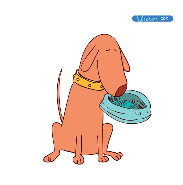 Hundesymbol - Vektorillustration. — Stockvektor