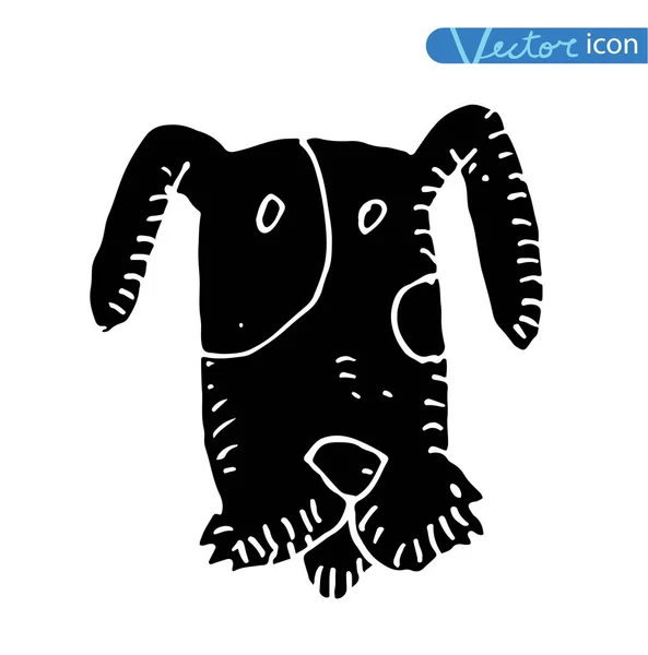 Dog icon - vector illustration. — Stock Vector