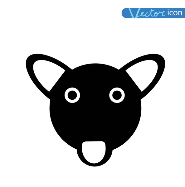 Ícone do cão - ilustração vetorial . —  Vetores de Stock