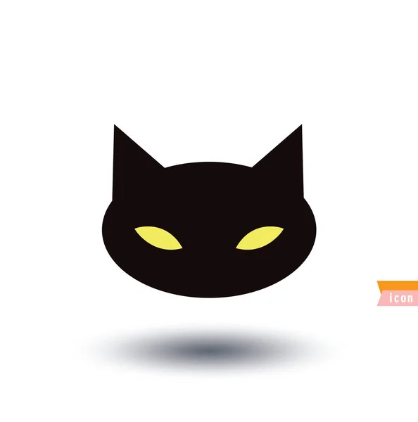 Icono de gato, ilustración vectorial — Vector de stock