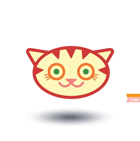 Icône de chat, illustration vectorielle — Image vectorielle