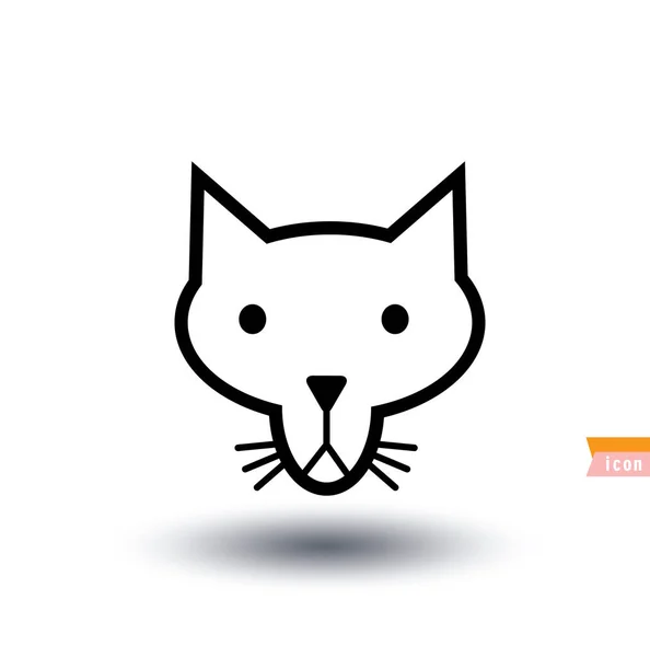 Icône de chat, illustration vectorielle — Image vectorielle