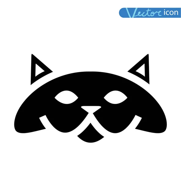 Ícone de gato, ilustração vetorial — Vetor de Stock