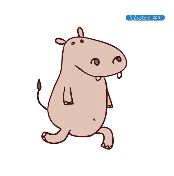Obrázek z kreslených zvířat, vektor — Stockový vektor