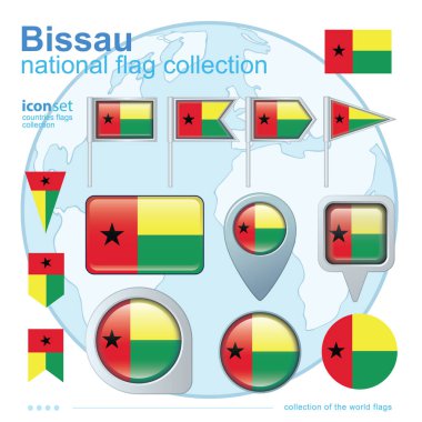 dünya Bayraklar simgesi, vektör illüstrasyon