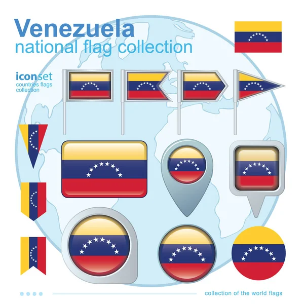 Mundo Ícone de bandeiras, ilustração vetorial —  Vetores de Stock