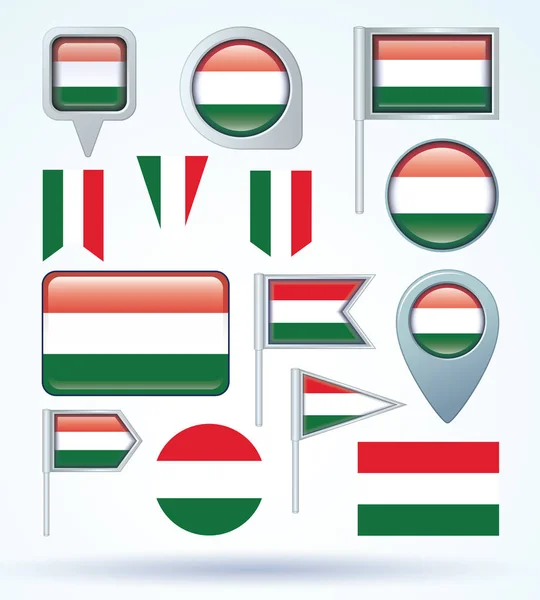 Mundo Ícone de bandeiras, ilustração vetorial — Vetor de Stock