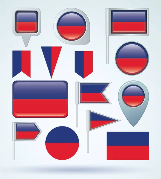 Monde Icône des drapeaux, illustration vectorielle — Image vectorielle