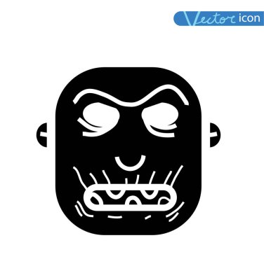 Zombi çizgi film karakter seti, vektör illüstrasyonu.