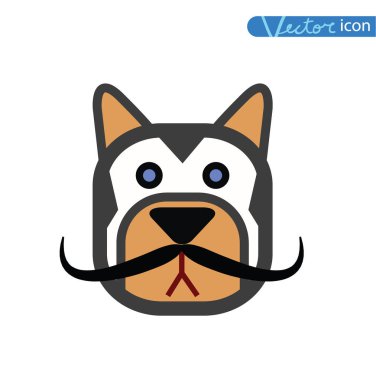  Hipster pet simge seti. vektör çizimleri.