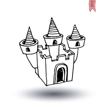  ev simgesi, vektör illüstrasyonu.