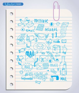 aygıt simgeleri ve iletişim kümesi. 