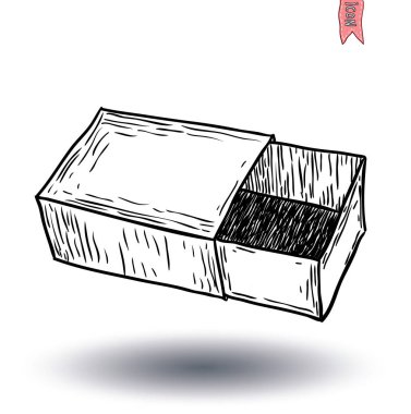  boxes collection, doodles set. vector illustration.