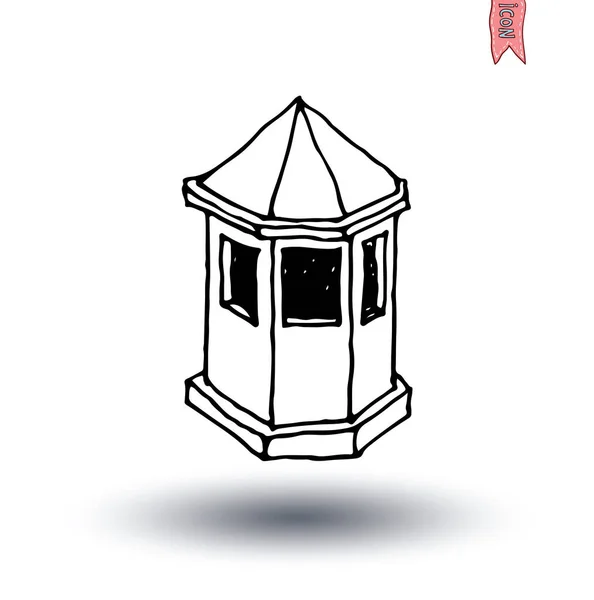 Hus ikon, vektor illustration. — Stock vektor