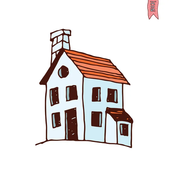 Іконка будинку, Векторна ілюстрація . — стоковий вектор