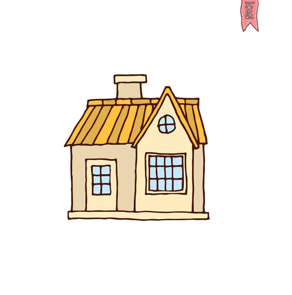 Icono de la casa, ilustración vectorial. — Archivo Imágenes Vectoriales