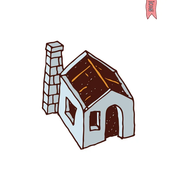 Icône de maison, illustration vectorielle. — Image vectorielle