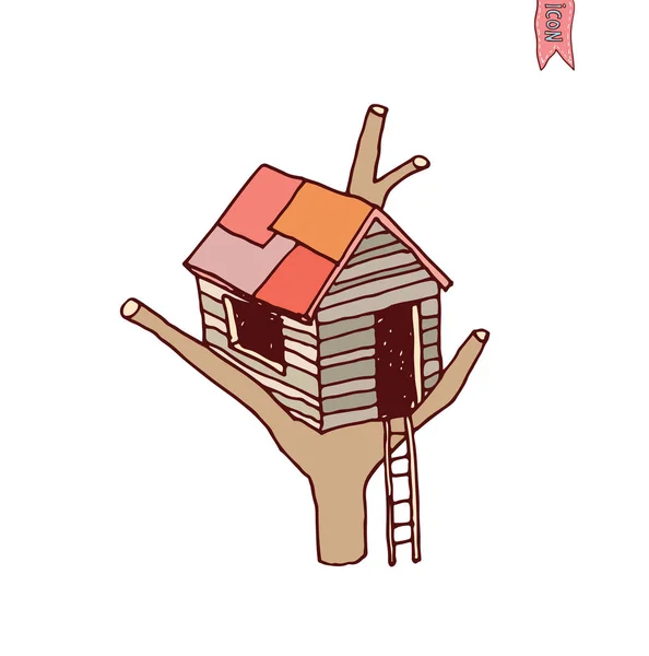 House icon, vector illustration. — Stock Vector