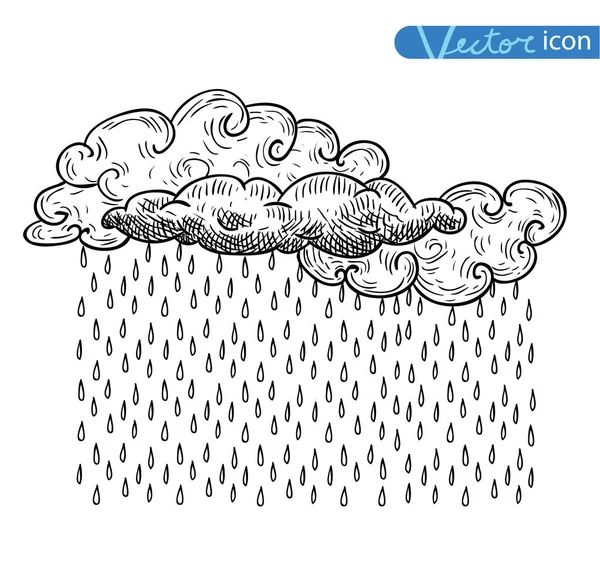 Wettersymbole. Vektorillustration. — Stockvektor