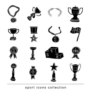 Spor simge seti, Elle çizilmiş vektör çizimi