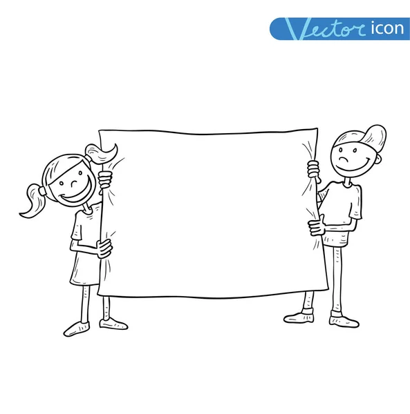 De volta à escola doodles elementos, conjunto de rótulos e ícones. Vetor —  Vetores de Stock