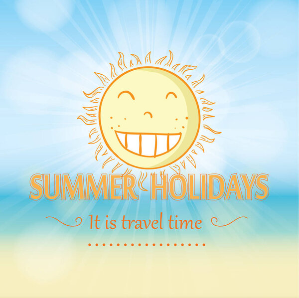 иконка doodle Summer, векторная иллюстрация
.