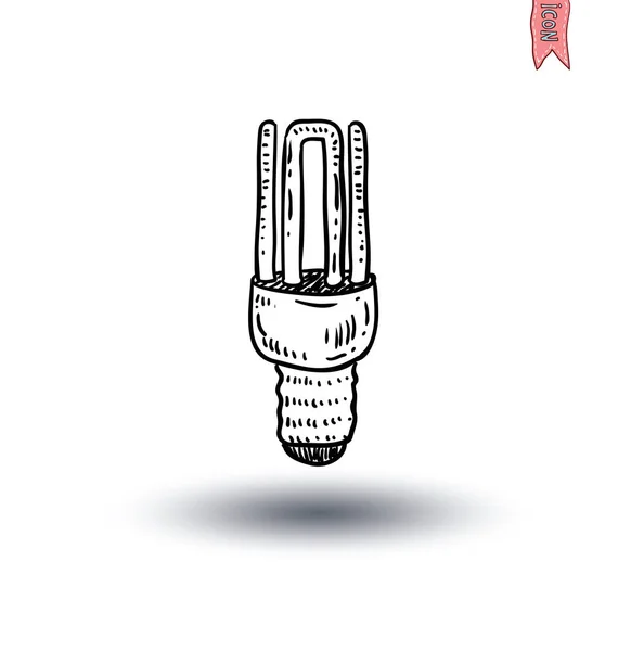 Collecte d'icônes Electricity Doodle, illustration vectorielle . — Image vectorielle