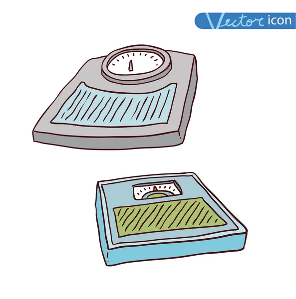 Scales icon. vector illustration. — Stock Vector