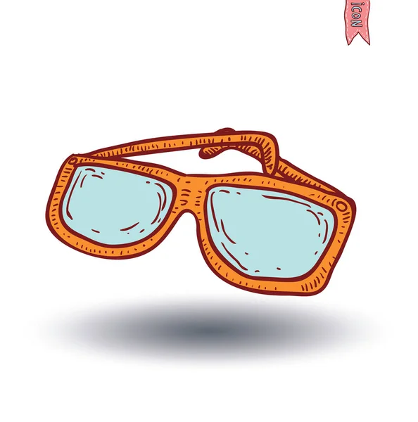 Ikona okularów, ilustracja wektora — Zdjęcie stockowe