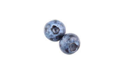 beyaz arkaplanda yaban mersini izole