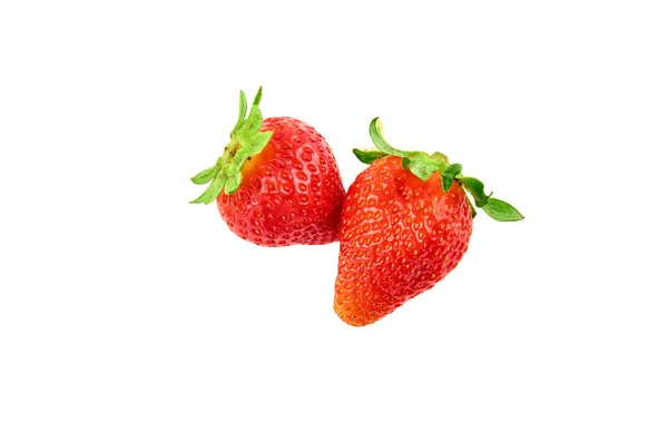 Μούρα φράουλα σε λευκό φόντο — Φωτογραφία Αρχείου