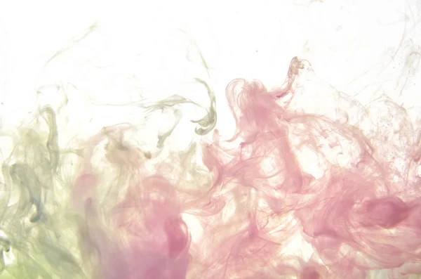 Flerfärgad akryl bläck i vatten. Abstrakt bakgrund. — Stockfoto