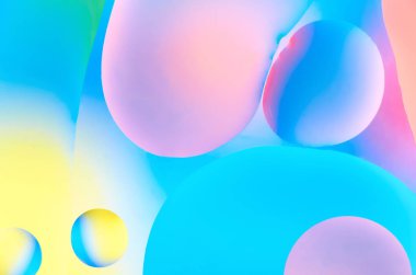 Renkli daireler ve dalgalar