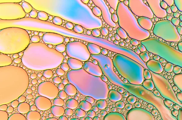 Círculos coloridos e ondas — Fotografia de Stock