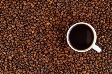 kahverengi kahve, arka plan dokusu, yakın plan.