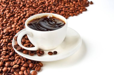 kahverengi kahve, arka plan dokusu, yakın plan.