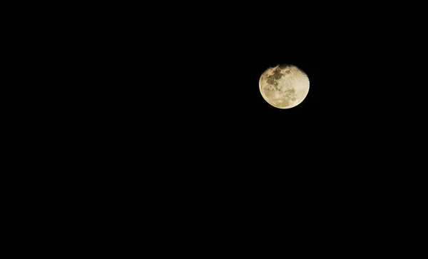 Vollmond schwarz Hintergrund Hintergrund Detail Oberfläche — Stockfoto