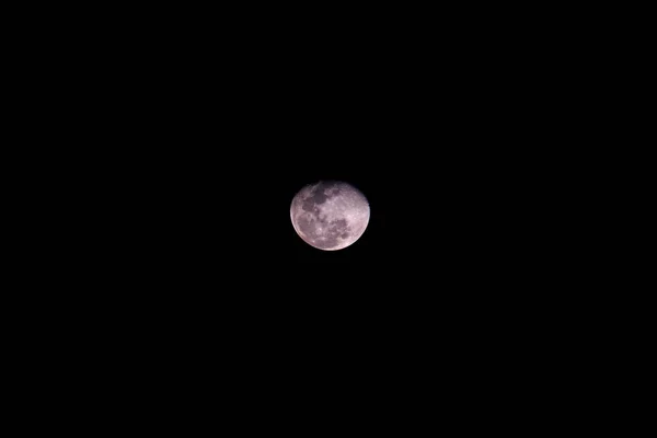 満月黒背景背景詳細表面 — ストック写真