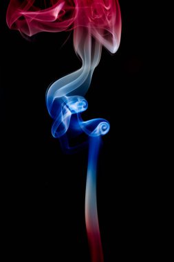 Tayland renkleri bayrak ile duman doku siyah arka plan grafik kaynakları