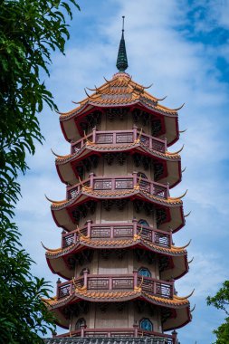 Bangkok 'taki Çin pagodası, Tayland manzarası
