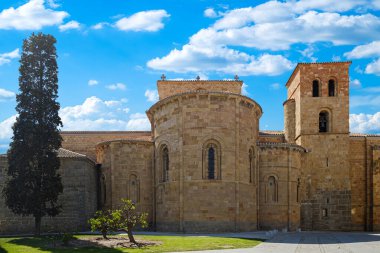 Avila kilise nin arka görünümü, İspanya St Peter kilisesi