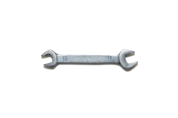 Metal Fixed Wrench White Background — Stock Photo, Image