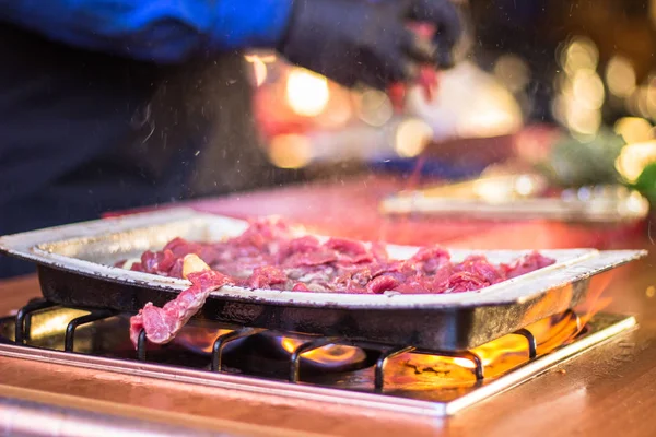 Şef hazırlanmış lezzetli gıdalar